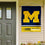 College Flags & Banners Co. Michigan Team University Wolverines 2023 CFP Football National Champions Banner with Hanging Pole - Sports Collectibles, Sports Memorabilia, Sports Fan Shop, Sports Gifts