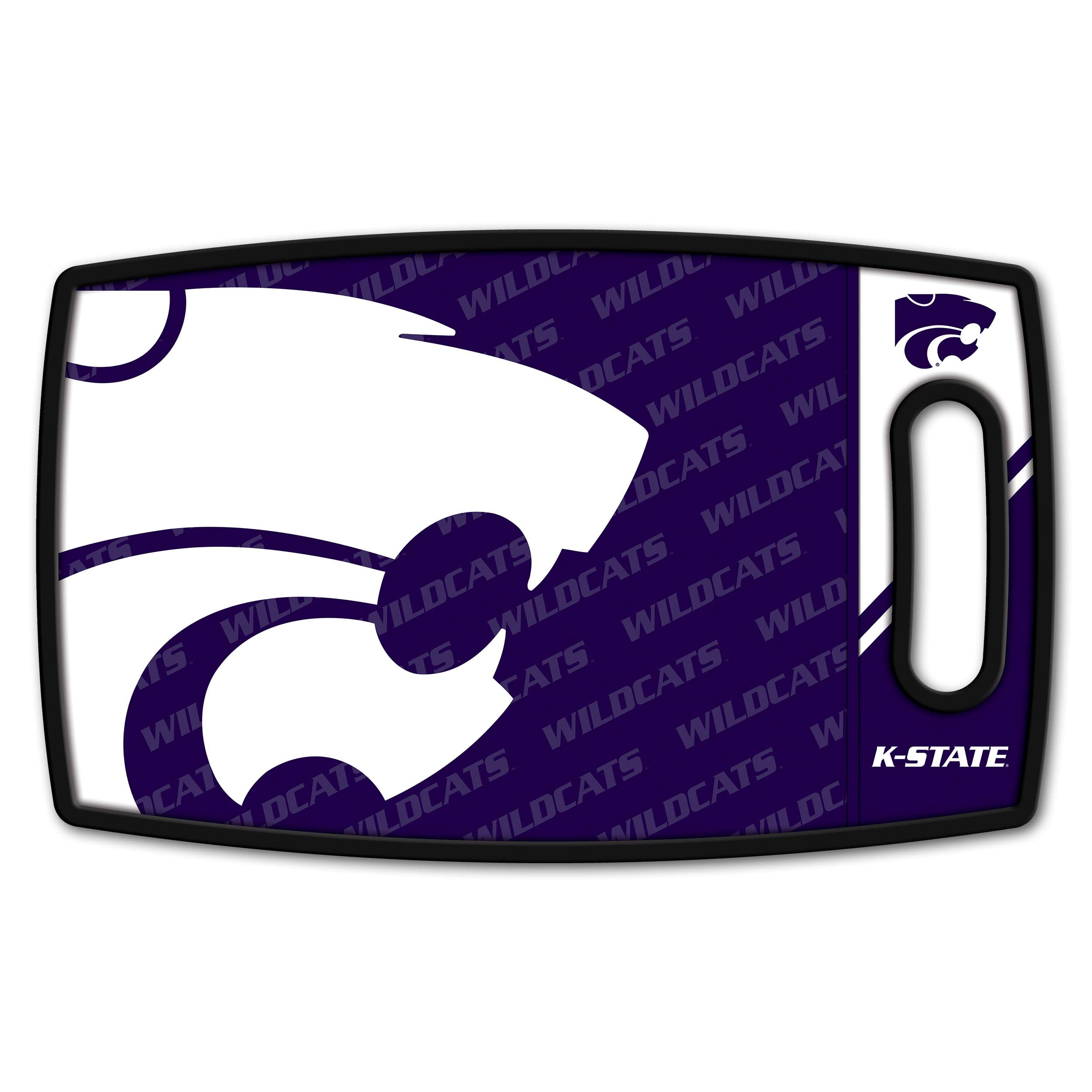 YouTheFan NCAA Kansas State Wildcats Logo Series Cutting Board - Sports Collectibles, Sports Memorabilia, Sports Fan Shop, Sports Gifts