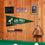 College Flags & Banners Co. Cal Poly Mustangs Pennant Flag and Wall Tack Mount Pads - Sports Collectibles, Sports Memorabilia, Sports Fan Shop, Sports Gifts