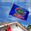 College Flags & Banners Co. Florida Gators Blue Flag with Pole and Bracket Kit - Sports Collectibles, Sports Memorabilia, Sports Fan Shop, Sports Gifts