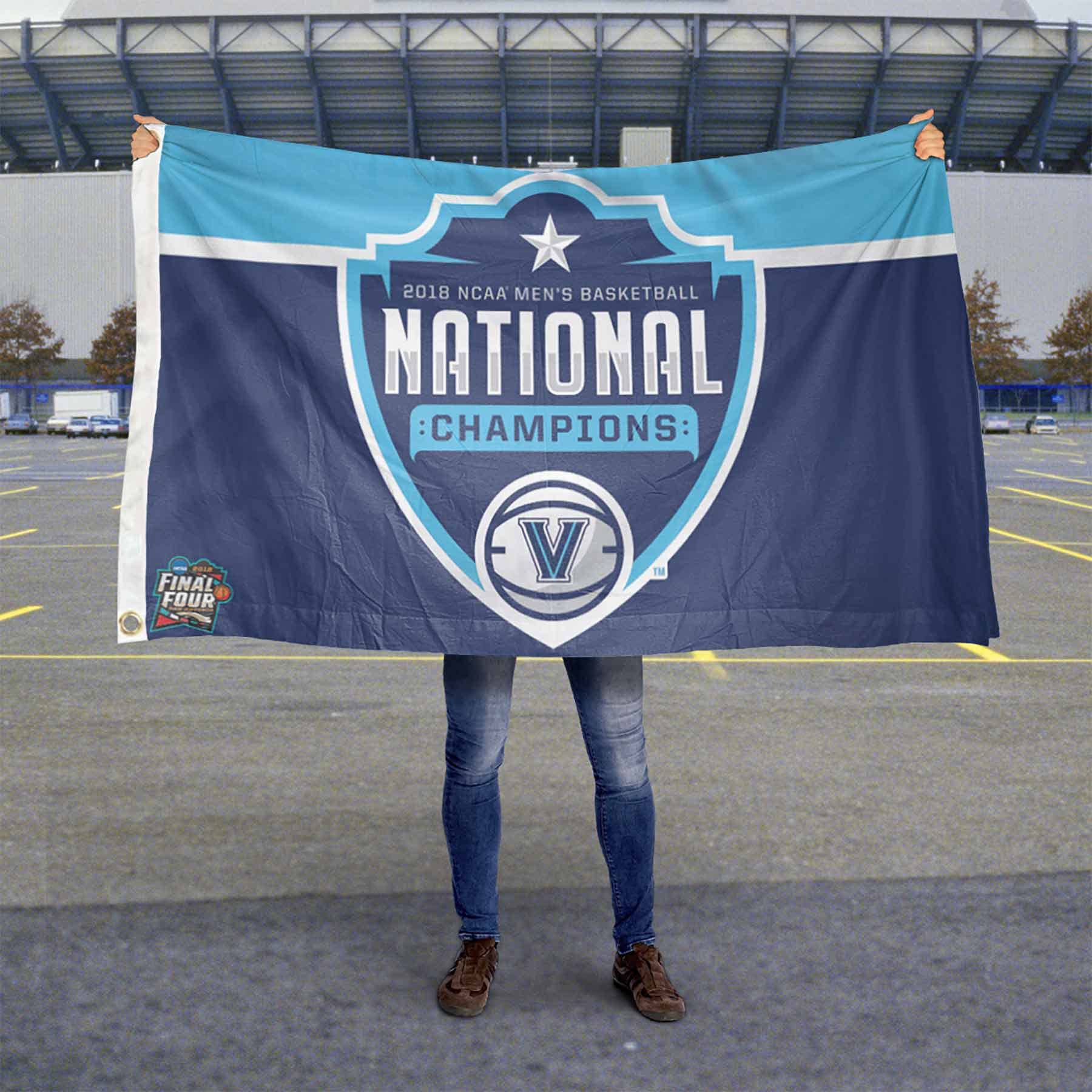 Villanova Wildcats 2018 Basketball National Champions 3x5 Banner Flag - Sports Collectibles, Sports Memorabilia, Sports Fan Shop, Sports Gifts