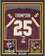 Framed Autographed/Signed Chris Thompson 35x39 Washington Burgundy Football Jersey JSA COA