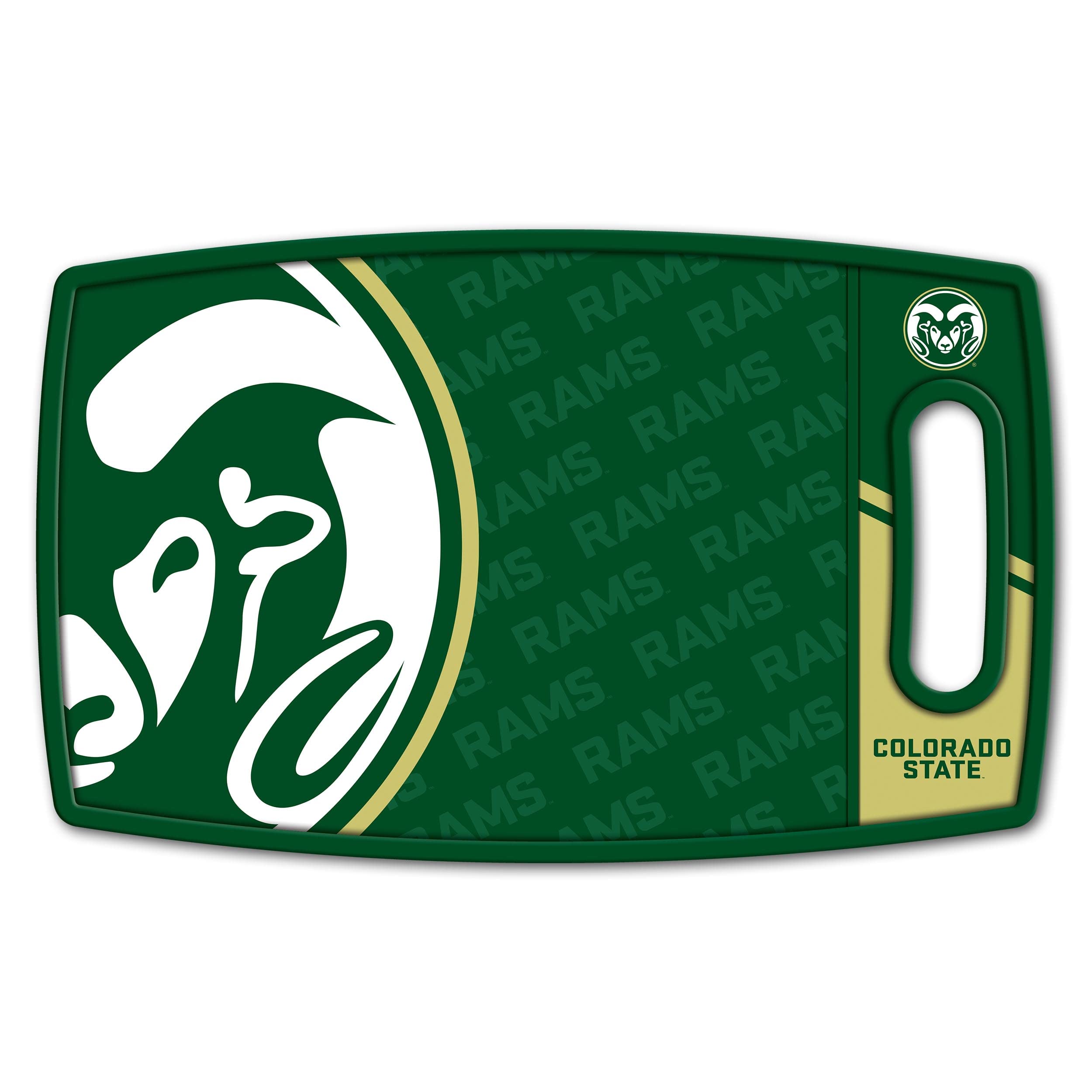 YouTheFan NCAA Colorado State Rams Logo Series Cutting Board - Sports Collectibles, Sports Memorabilia, Sports Fan Shop, Sports Gifts