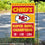 WinCraft Kansas City Chiefs 3 Time Champions Super Bowl 2023 Double Sided Garden Banner Flag - Sports Collectibles, Sports Memorabilia, Sports Fan Shop, Sports Gifts