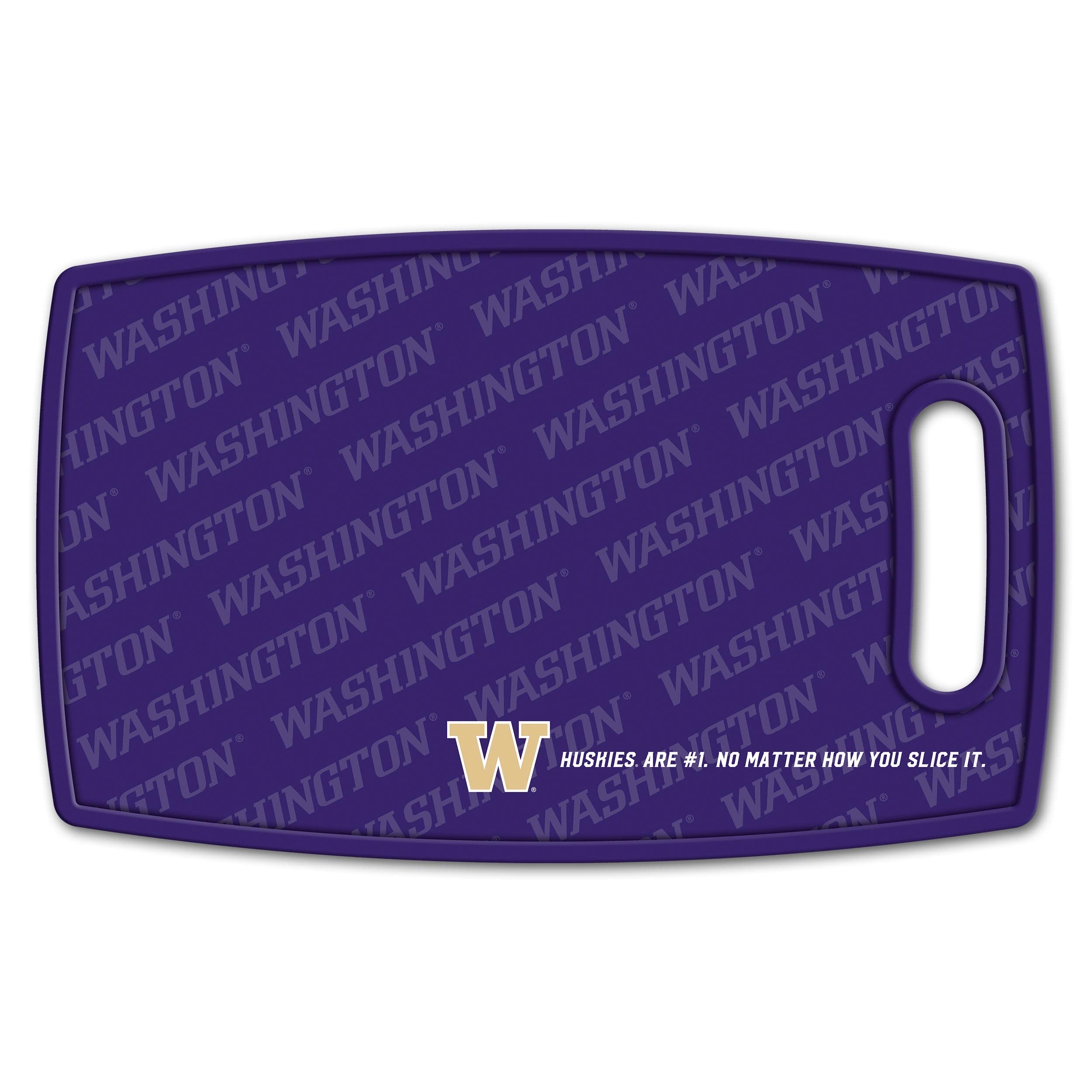 YouTheFan NCAA Washington Huskies Logo Series Cutting Board - Sports Collectibles, Sports Memorabilia, Sports Fan Shop, Sports Gifts