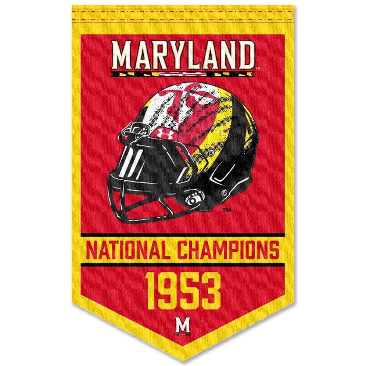 Maryland Terrapins Football National Champions Banner - Sports Collectibles, Sports Memorabilia, Sports Fan Shop, Sports Gifts