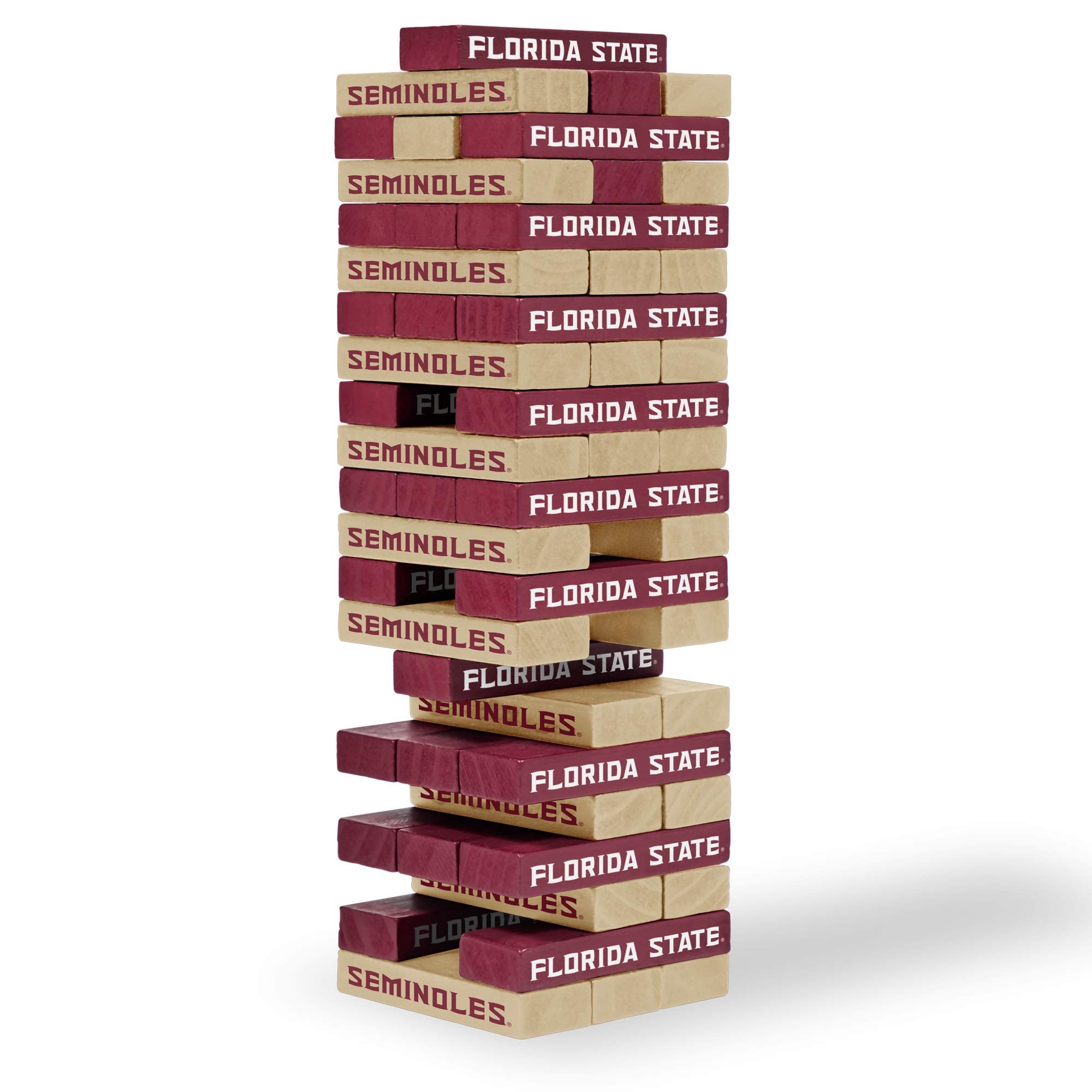 Wild Sports NCAA Florida State Seminoles Table Top Stackers 3" x 1" x .5", Team Color - Sports Collectibles, Sports Memorabilia, Sports Fan Shop, Sports Gifts