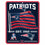 WinCraft New England Patriots Americana Banner Flag Sign - Sports Collectibles, Sports Memorabilia, Sports Fan Shop, Sports Gifts