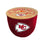 NFL Kansas City Chiefs Script Circle Logo Ceramic Candle - Sports Gifts, Sports Memorabilia, Sports Collectibles, Fan Shop