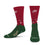 For Bare Feet NHL MINNESOTA WILD Spray Zone Crew Sock Team Color Large