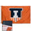 College Flags & Banners Co. Illinois Fighting Illini Embroidered and Stitched Nylon Flag - Sports Collectibles, Sports Memorabilia, Sports Fan Shop, Sports Gifts