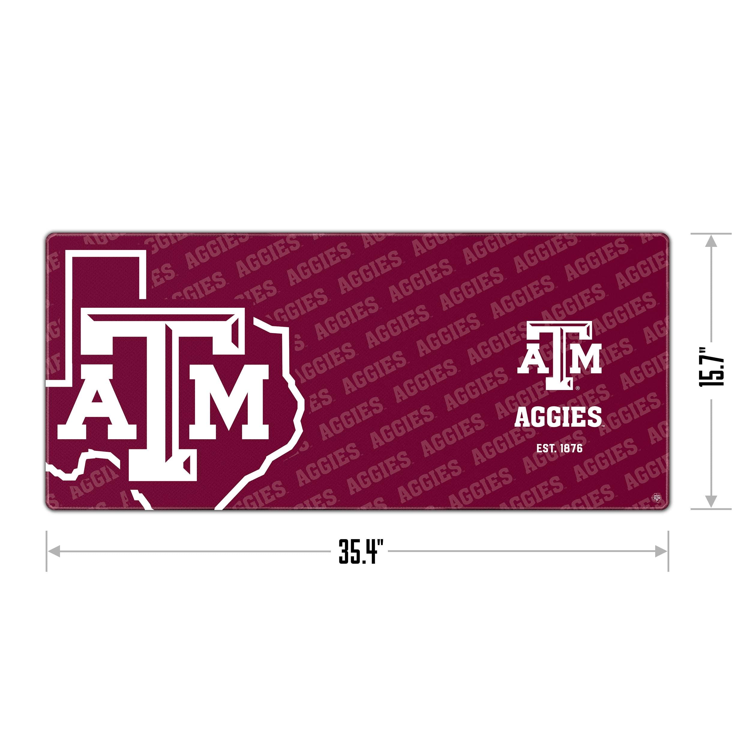 YouTheFan NCAA Texas A&M Aggies Logo Series Desk Pad - Sports Collectibles, Sports Memorabilia, Sports Fan Shop, Sports Gifts