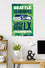 NFL Seattle Seahawks - Super Bowl LX Team Logo Wall Poster, 34L" x 22.4W", Premium Unframed Version - Sports Gifts, Sports Memorabilia, Sports Collectibles, Fan Shop