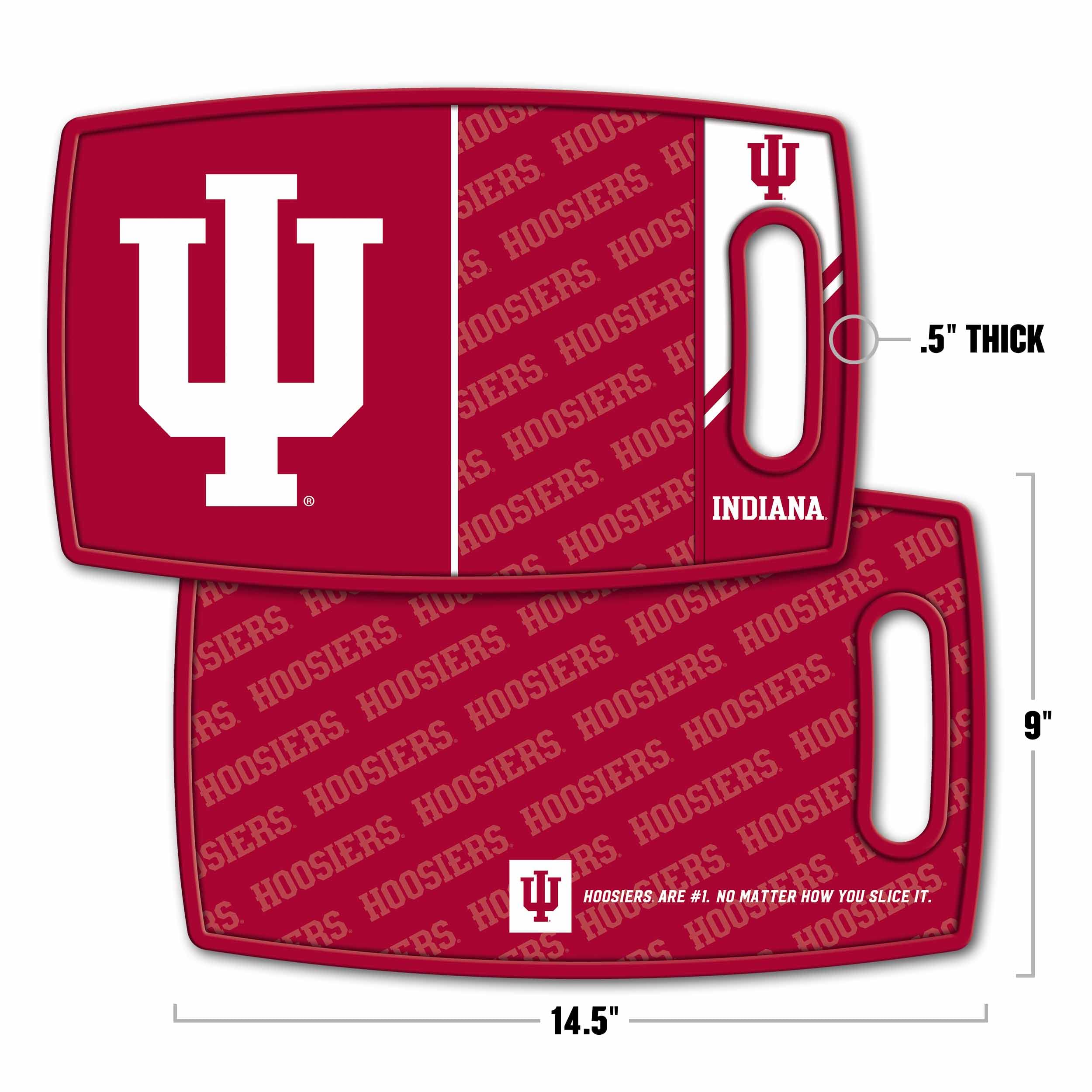 YouTheFan NCAA Indiana Hoosiers Logo Series Cutting Board - Sports Collectibles, Sports Memorabilia, Sports Fan Shop, Sports Gifts