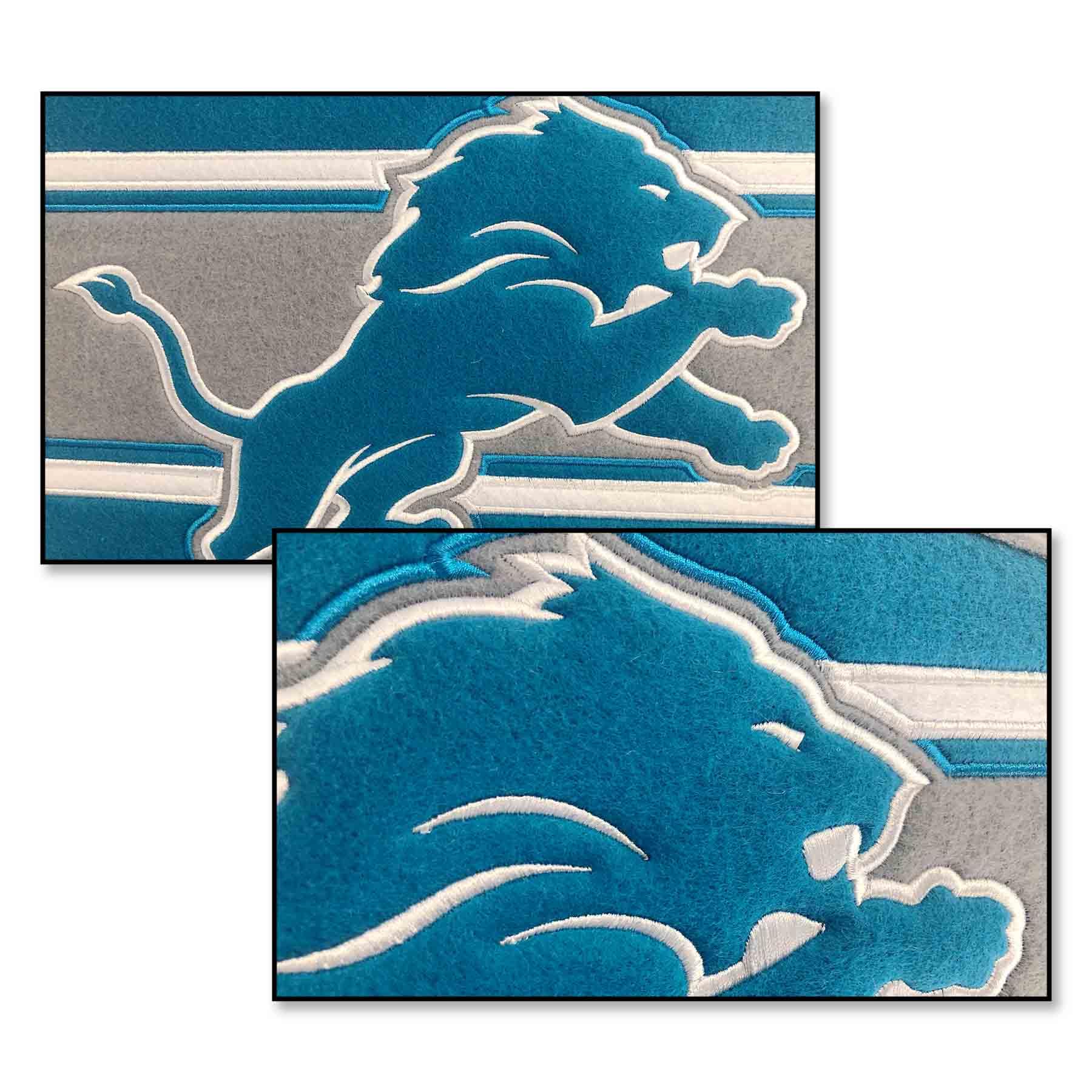 WinCraft Detroit Lions Embroidered and Sewn Pennant - Sports Collectibles, Sports Memorabilia, Sports Fan Shop, Sports Gifts