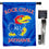 College Flags & Banners Co. University of Kansas House Flag with Flag Pole Set - Sports Collectibles, Sports Memorabilia, Sports Fan Shop, Sports Gifts