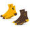 For Bare Feet NCAA Wyoming Cowboys Quarter Sock Two Pack Team Colors Large - Sports Gifts, Sports Memorabilia, Sports Collectibles, Fan Shop