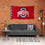 College Flags & Banners Co. Ohio State Buckeyes Go Bucks Printed Header 3x5 Foot Banner Flag - Sports Collectibles, Sports Memorabilia, Sports Fan Shop, Sports Gifts