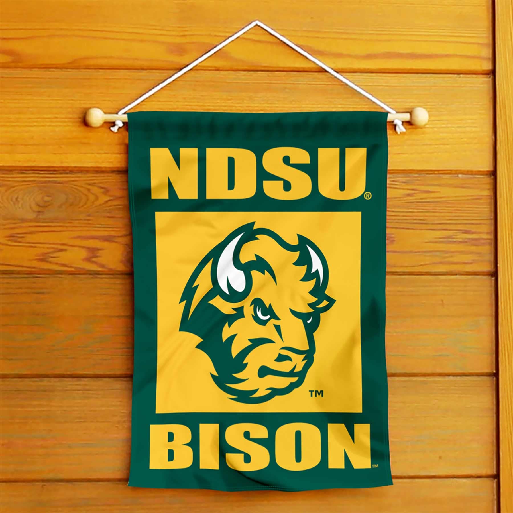 NDSU Bison Garden Flag and Yard Banner - Sports Collectibles, Sports Memorabilia, Sports Fan Shop, Sports Gifts