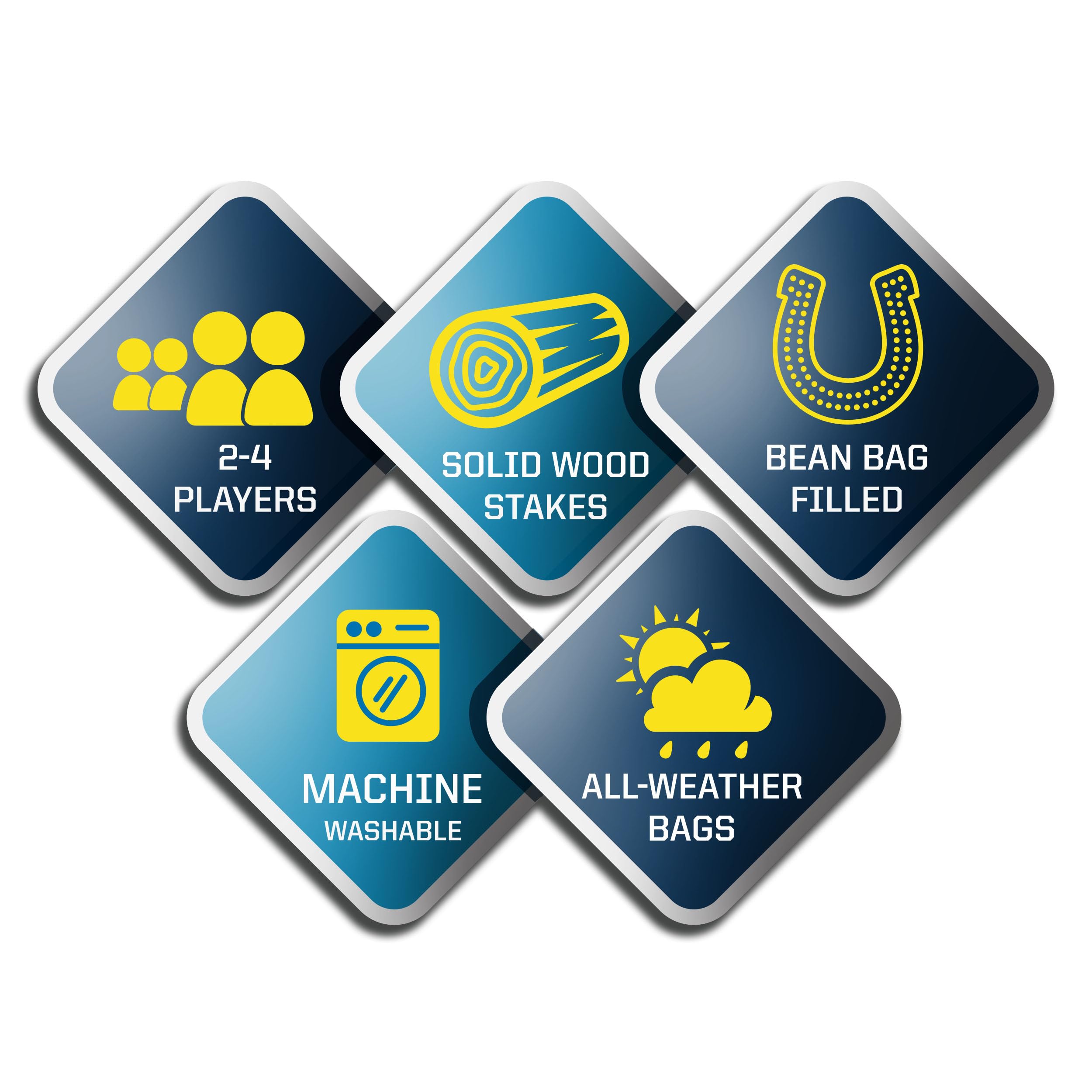 YouTheFan NFL Arizona Cardinals Horseshoe Bags Game - Sports Collectibles, Sports Memorabilia, Sports Fan Shop, Sports Gifts