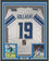 Framed Autographed/Signed Kenny Golladay 35x39 Detroit White Football Jersey JSA COA