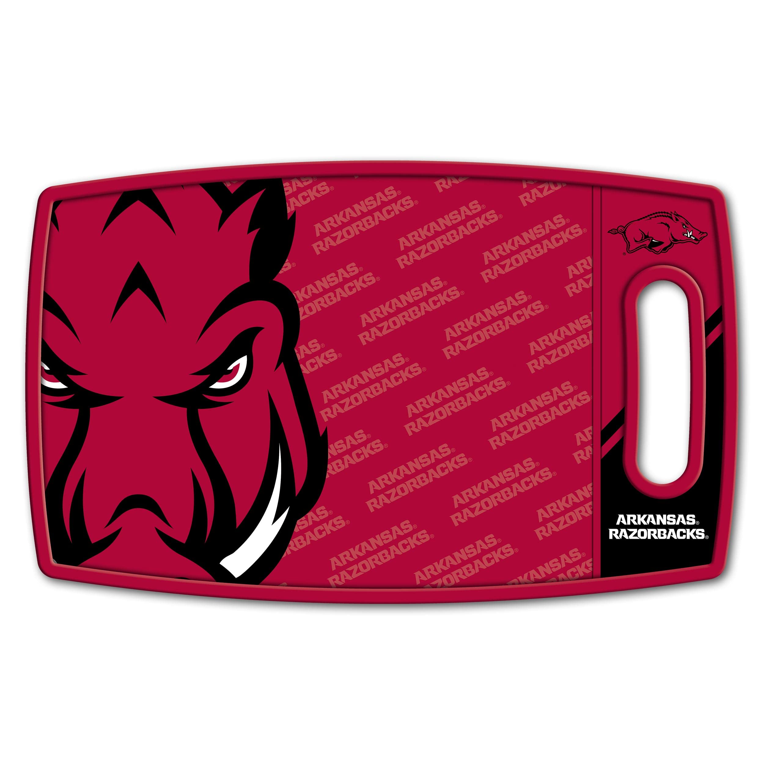 YouTheFan NCAA Arkansas Razorbacks Logo Series Cutting Board - Sports Collectibles, Sports Memorabilia, Sports Fan Shop, Sports Gifts