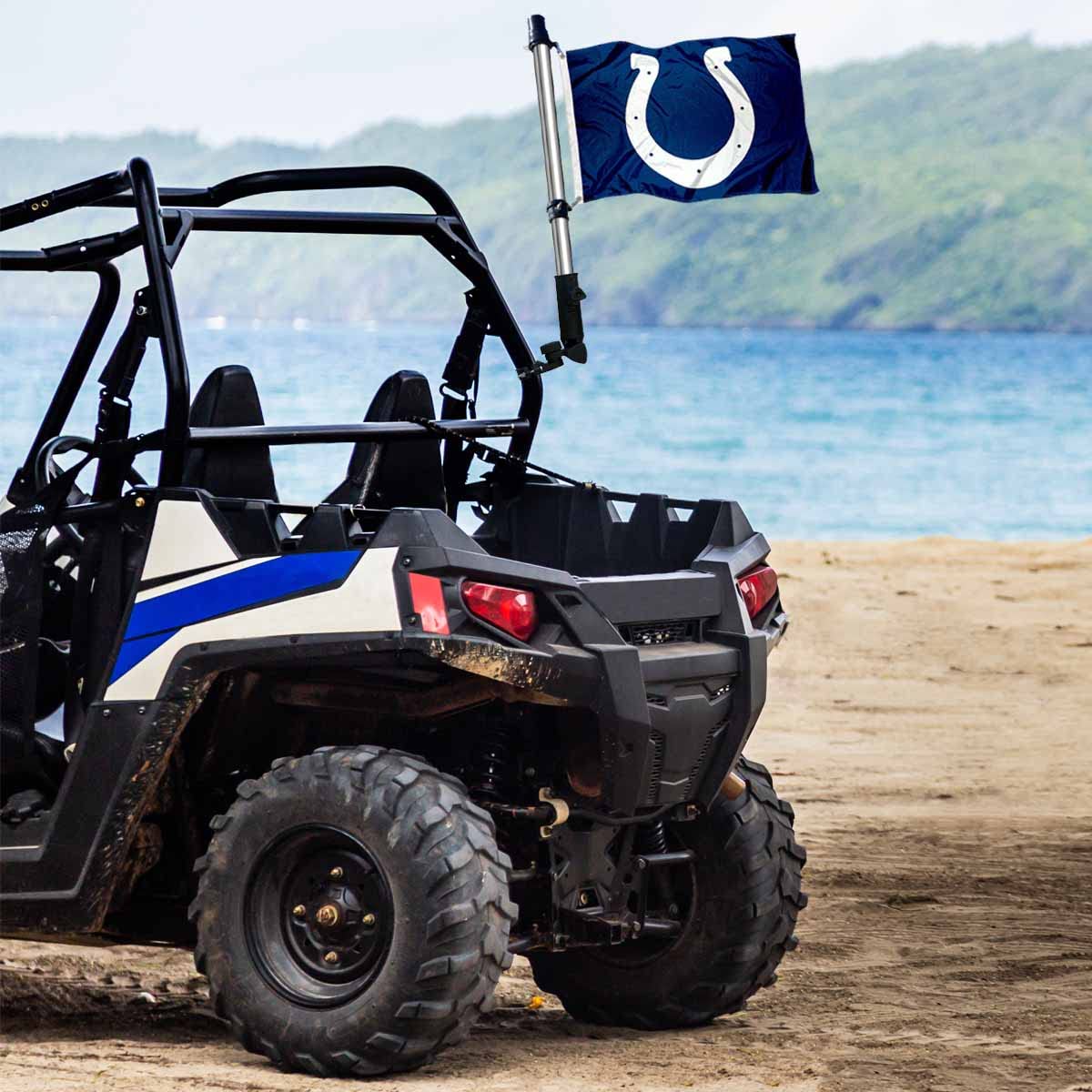 WinCraft Indianapolis Colts Boat and Golf Cart Flag - Sports Collectibles, Sports Memorabilia, Sports Fan Shop, Sports Gifts