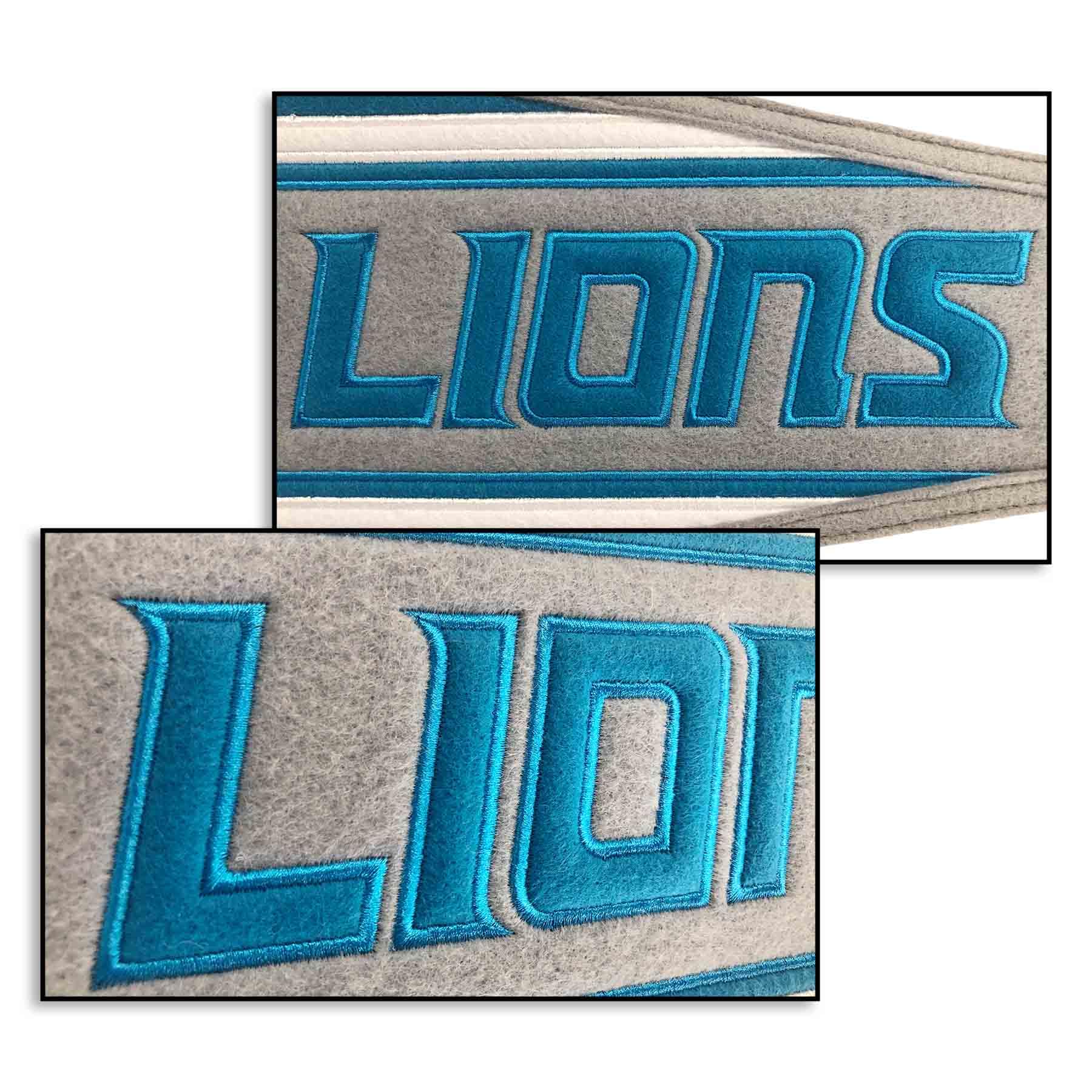 WinCraft Detroit Lions Embroidered and Sewn Pennant - Sports Collectibles, Sports Memorabilia, Sports Fan Shop, Sports Gifts