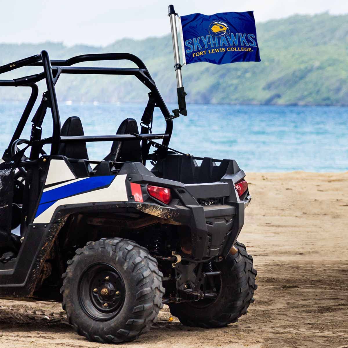 College Flags & Banners Co. Fort Lewis Skyhawks Boat and Nautical Flag - Sports Collectibles, Sports Memorabilia, Sports Fan Shop, Sports Gifts