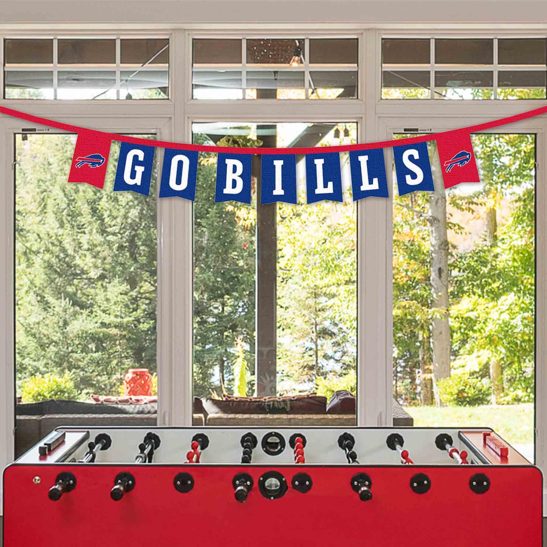 WinCraft Buffalo Bills Banner String Pennant Flags - Sports Collectibles, Sports Memorabilia, Sports Fan Shop, Sports Gifts