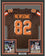 Framed Autographed/Signed Ozzie Newsome 35x39 Cleveland Football Brown Jersey Beckett BAS COA Holo