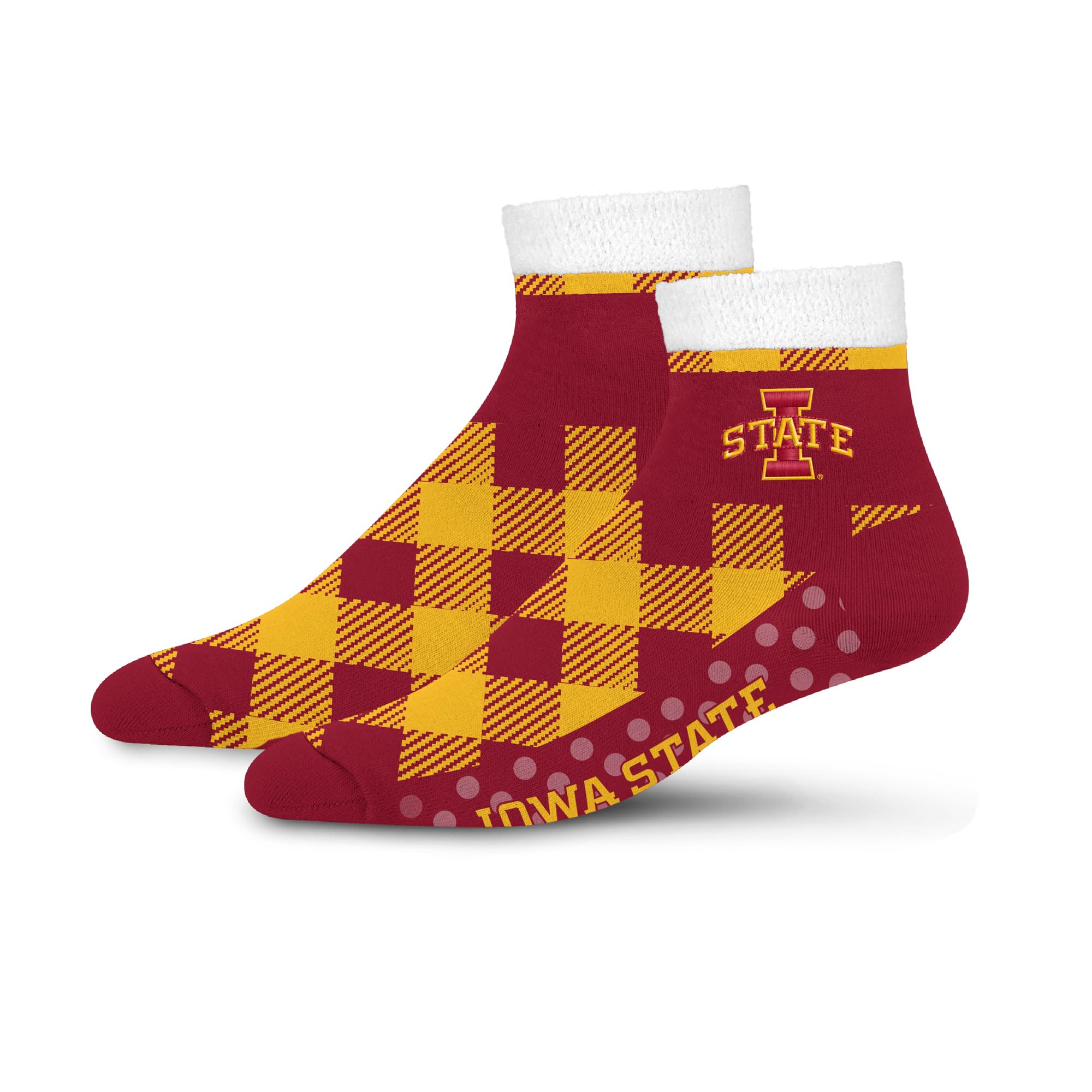 For Bare Feet NCAA IOWA STATE CYCLONES Cozy Buff Plush Cabin Sock Team Color OSFM - Sports Gifts, Sports Memorabilia, Sports Collectibles, Fan Shop