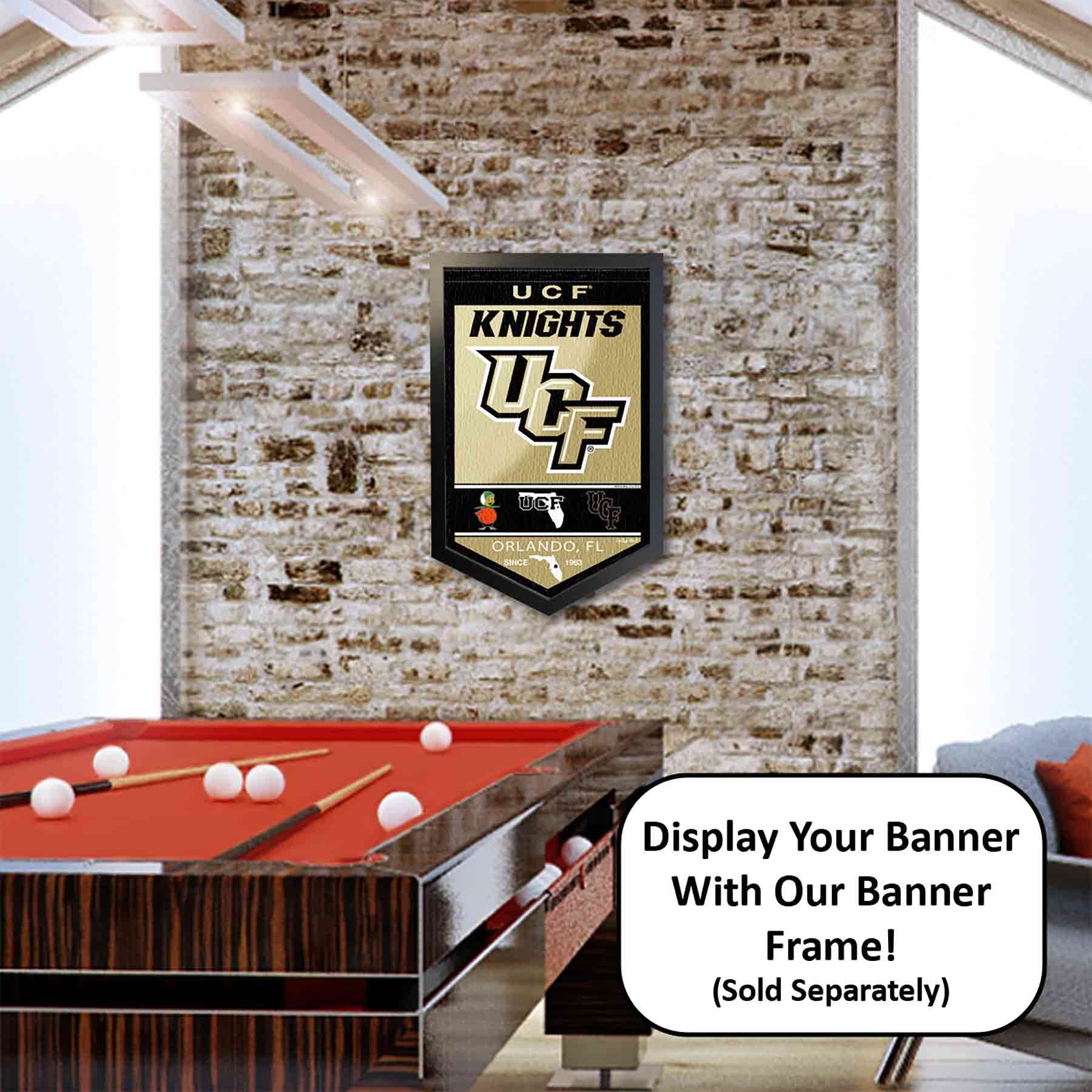 College Flags & Banners Co. Central Florida Knights Heritage History Banner Pennant - Sports Collectibles, Sports Memorabilia, Sports Fan Shop, Sports Gifts