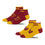 For Bare Feet NFL WASHINGTON COMMANDERS Front and Center 2 Pack Team Colors Large - Sports Gifts, Sports Memorabilia, Sports Collectibles, Fan Shop