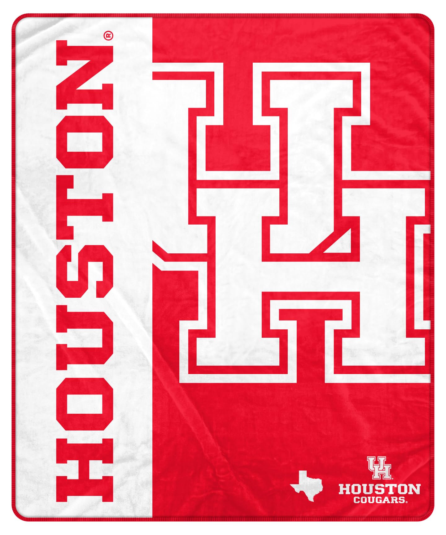 Proformance Home NCAA Houston Cougars Endzone Ultra Soft Tailgate Throw - Sports Gifts, Sports Memorabilia, Sports Collectibles, Fan Shop
