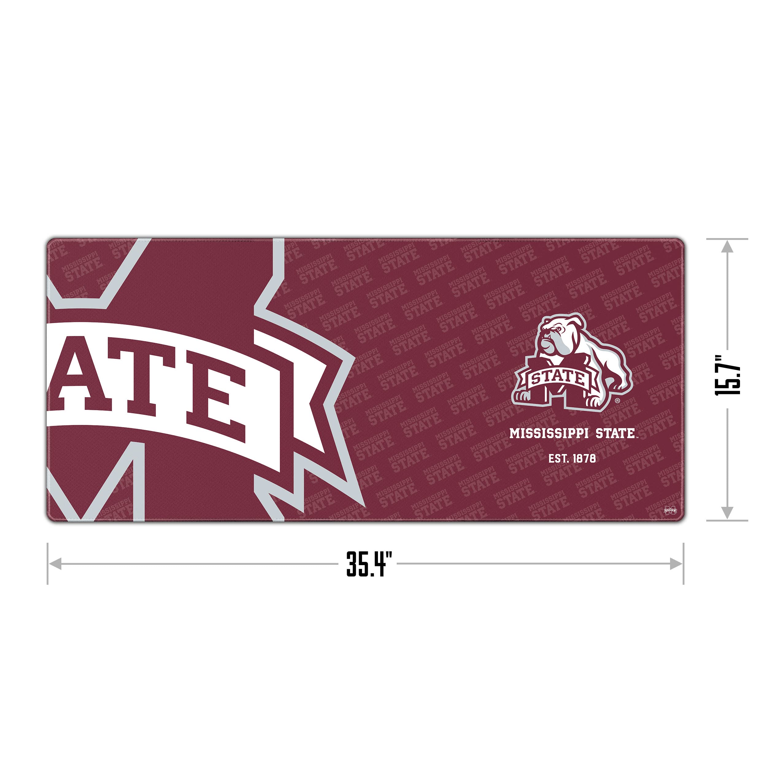 YouTheFan NCAA Mississippi State Bulldogs Logo Series Desk Pad - Sports Collectibles, Sports Memorabilia, Sports Fan Shop, Sports Gifts