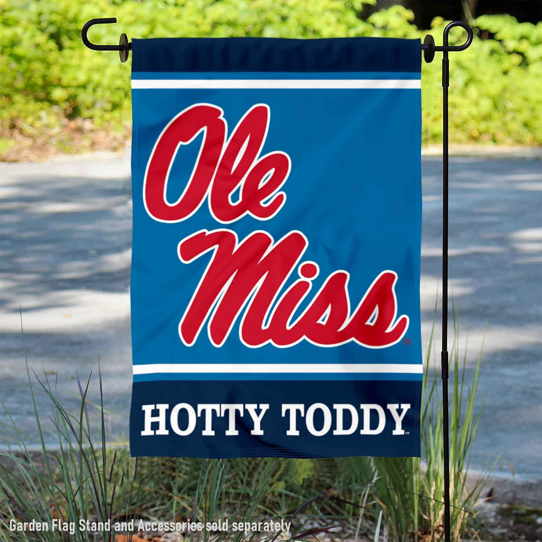 College Flags & Banners Co. Ole Miss Hotty Toddy Double Sided Garden Yard Flag - Sports Collectibles, Sports Memorabilia, Sports Fan Shop, Sports Gifts