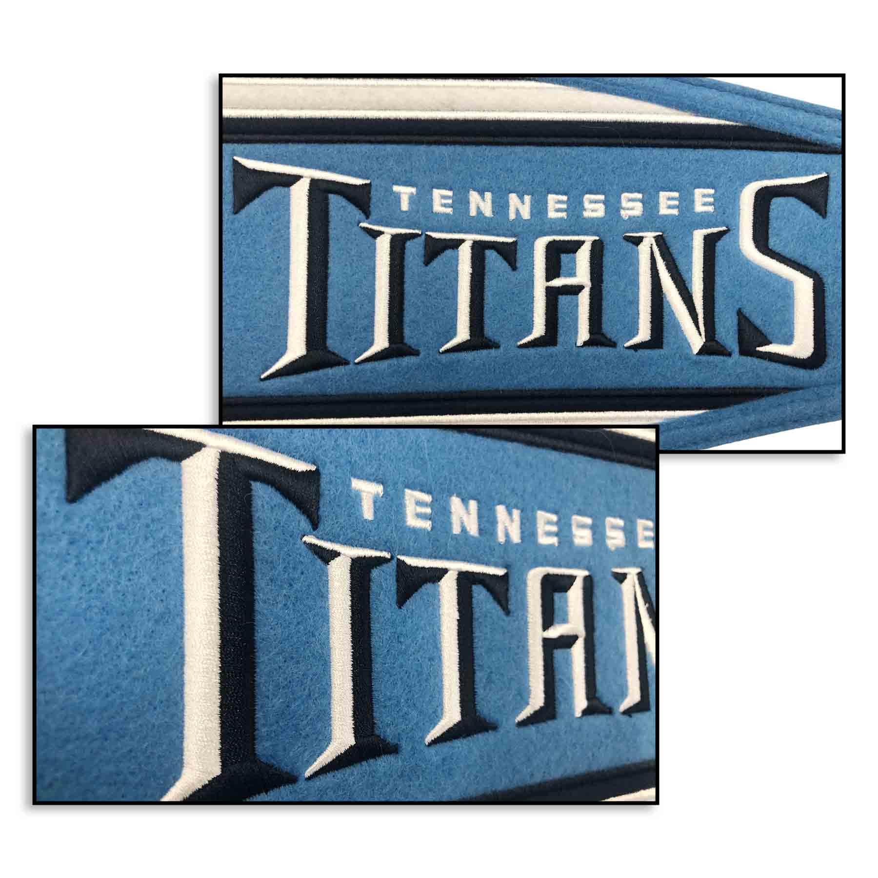 WinCraft Tennessee Titans Embroidered and Sewn Pennant - Sports Collectibles, Sports Memorabilia, Sports Fan Shop, Sports Gifts