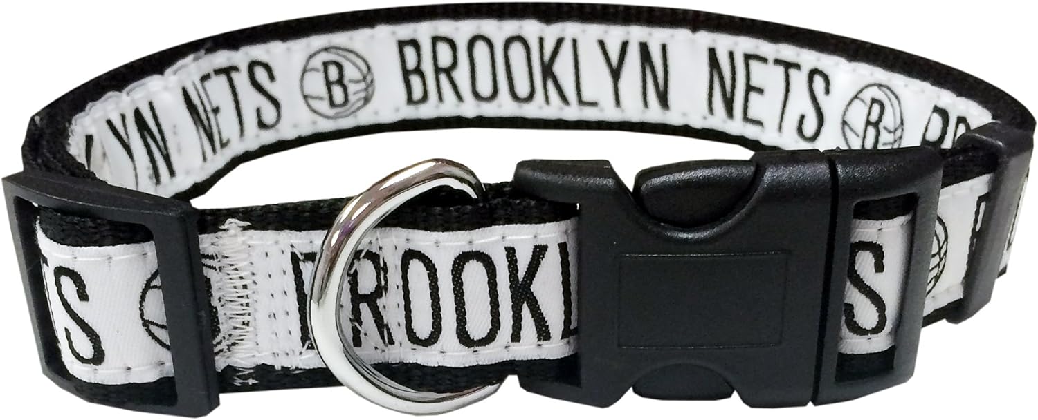 Brooklyn Nets Dog Collar Pets First - Sports Collectibles, Sports Memorabilia, Sports Fan Shop, Sports Gifts