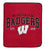 NCAA Wisconsin Badgers Vintage Arch Block Ultra Soft Blanket - Sports Gifts, Sports Memorabilia, Sports Collectibles, Fan Shop