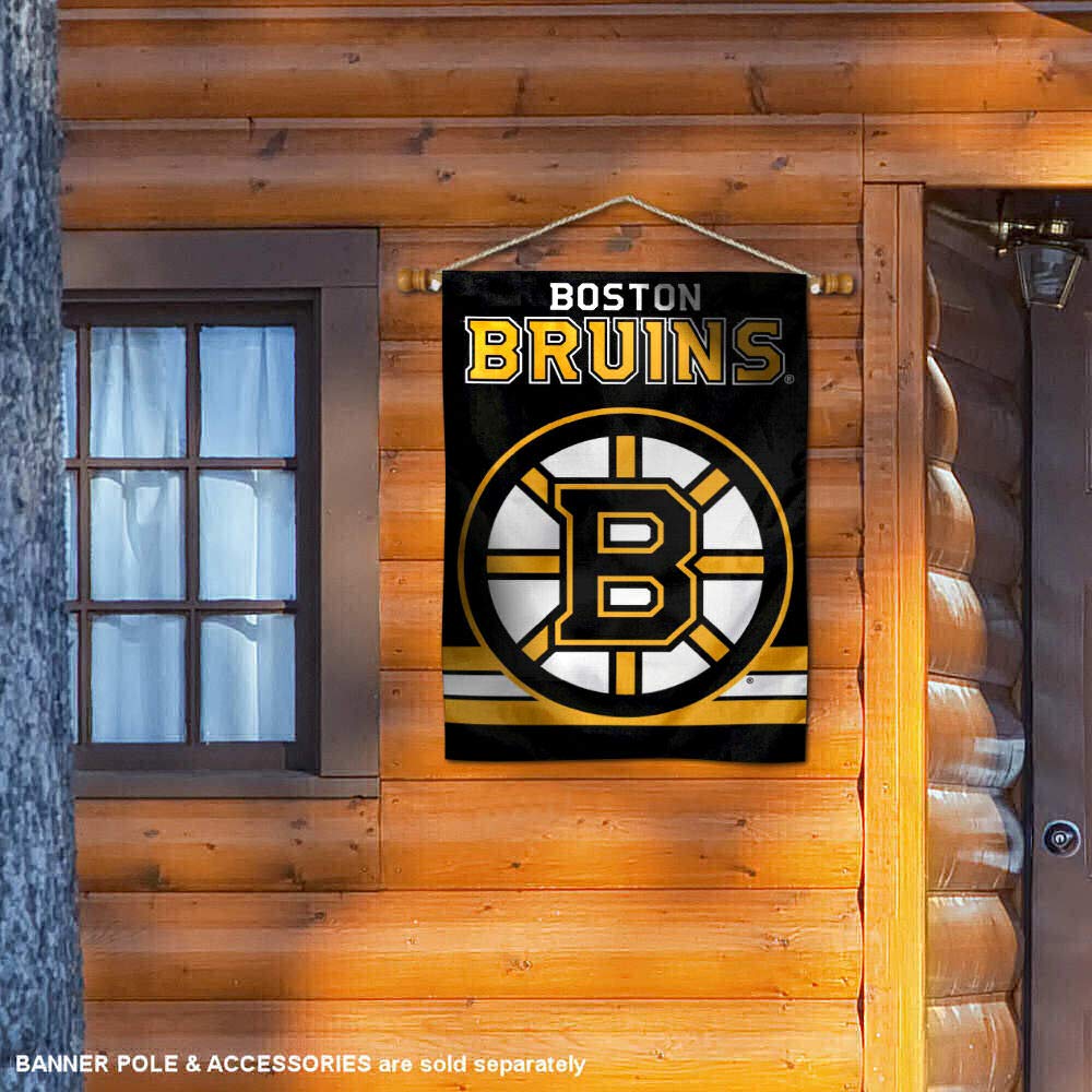 WinCraft Boston Bruins Two Sided House Flag - Sports Collectibles, Sports Memorabilia, Sports Fan Shop, Sports Gifts