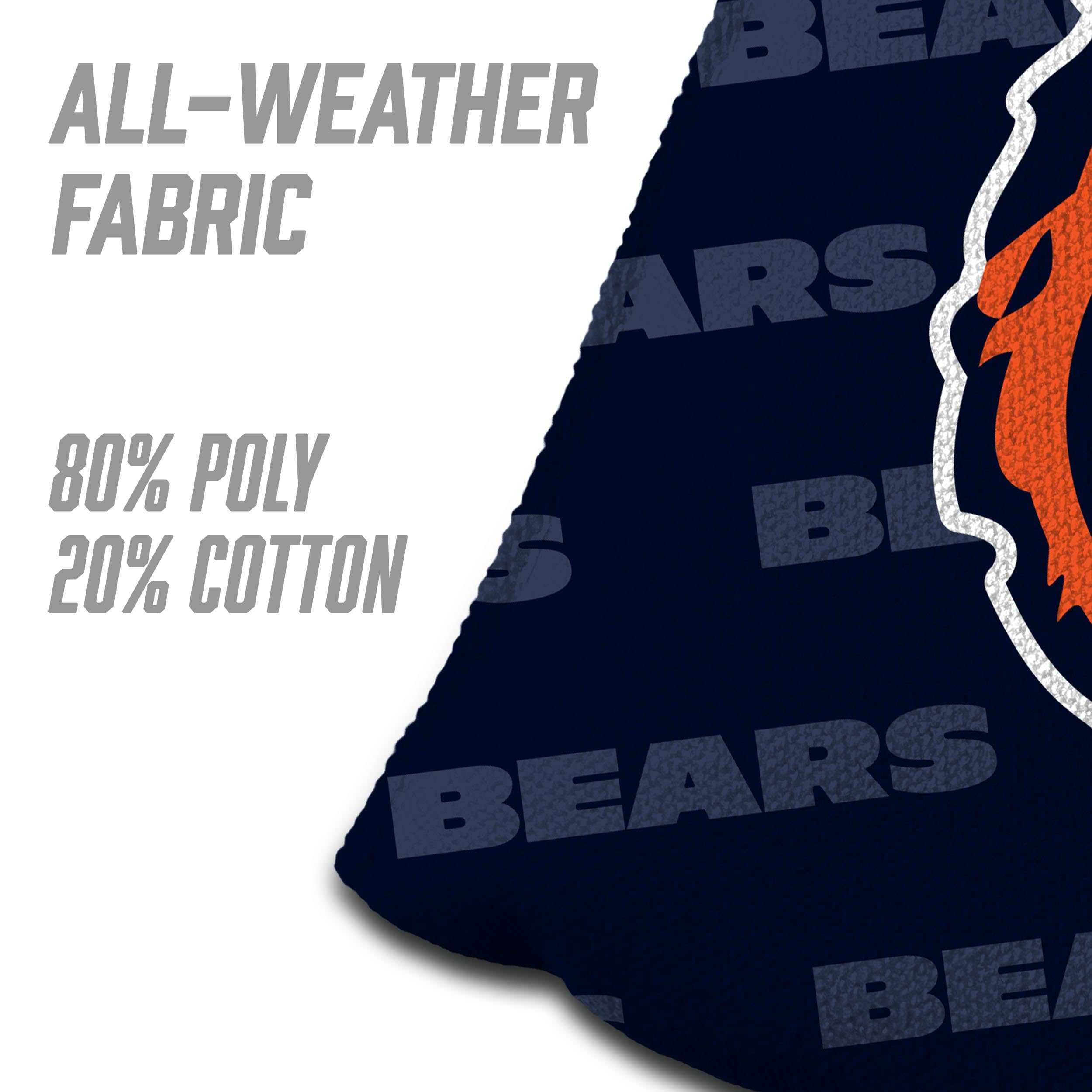 YouTheFan NFL Chicago Bears Cornhole Bags - 4PK - Blue - Sports Collectibles, Sports Memorabilia, Sports Fan Shop, Sports Gifts
