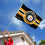WinCraft Pittsburgh Steelers Patch Button Circle Logo Flag Large 3x5 Banner - Sports Collectibles, Sports Memorabilia, Sports Fan Shop, Sports Gifts