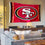 San Francisco 49ers Logo Banner and Tapestry Wall Tack Pads - Sports Collectibles, Sports Memorabilia, Sports Fan Shop, Sports Gifts