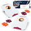 Wild Sports NCAA Virginia Tech Hokies Pro Football All-Weather Cornhole Set - Travel Bean Bag Toss Set Includes 8 Bean Bags - Sports Collectibles, Sports Memorabilia, Sports Fan Shop, Sports Gifts