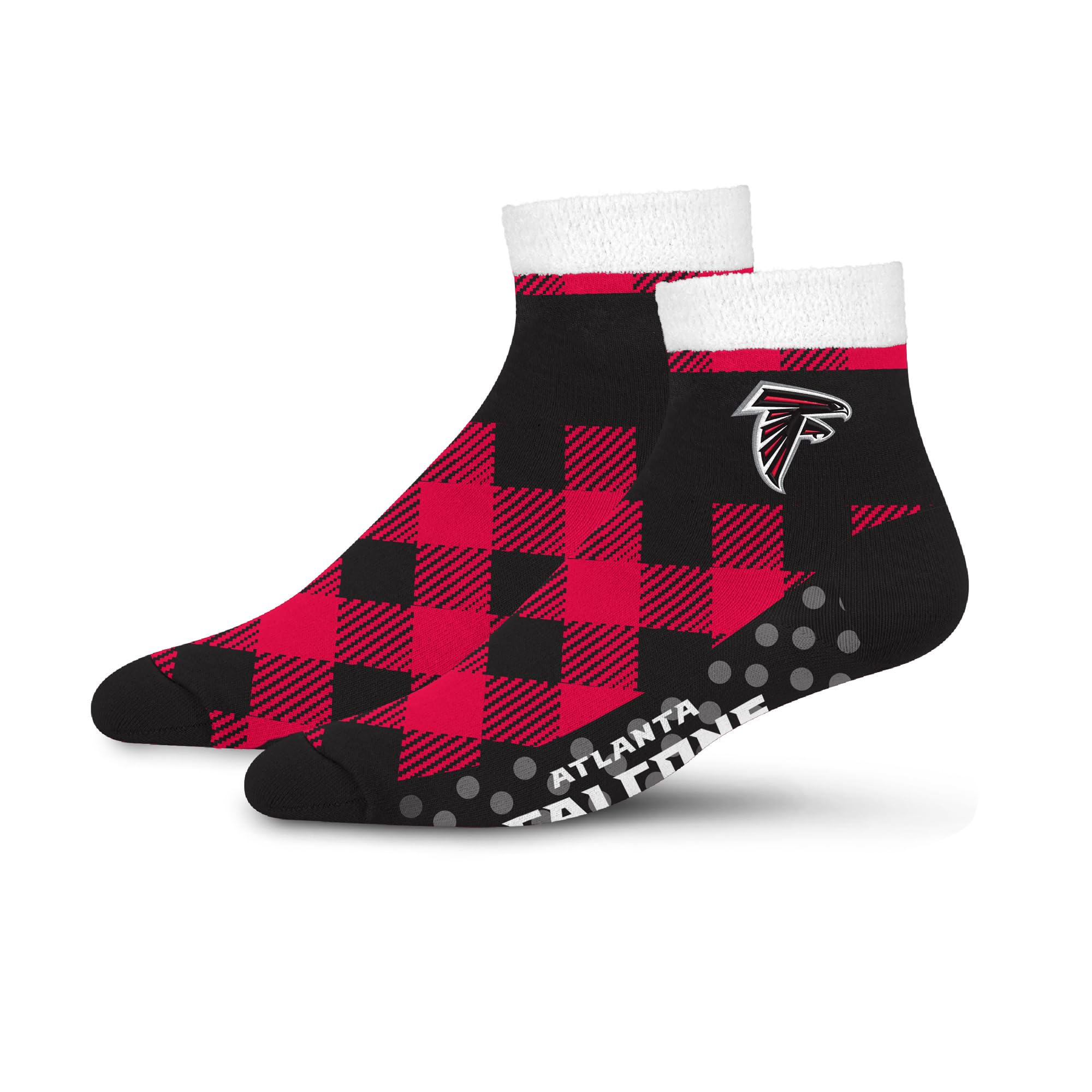 For Bare Feet NFL ATLANTA FALCONS Cozy Buff Plush Cabin Sock Team Color OSFM - Sports Gifts, Sports Memorabilia, Sports Collectibles, Fan Shop