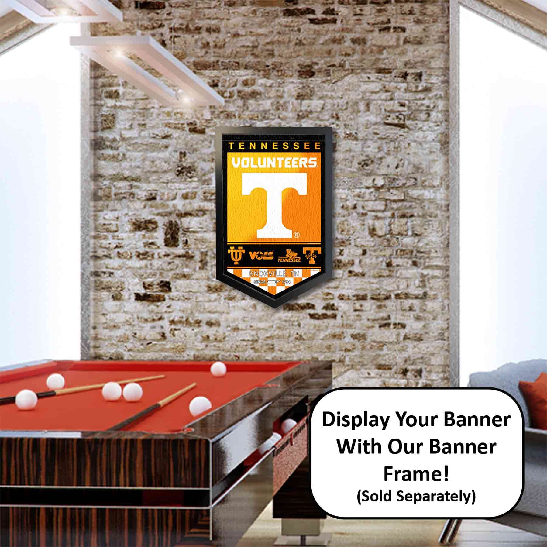 College Flags & Banners Co. Tennessee Volunteers Heritage History Banner Pennant - Sports Collectibles, Sports Memorabilia, Sports Fan Shop, Sports Gifts