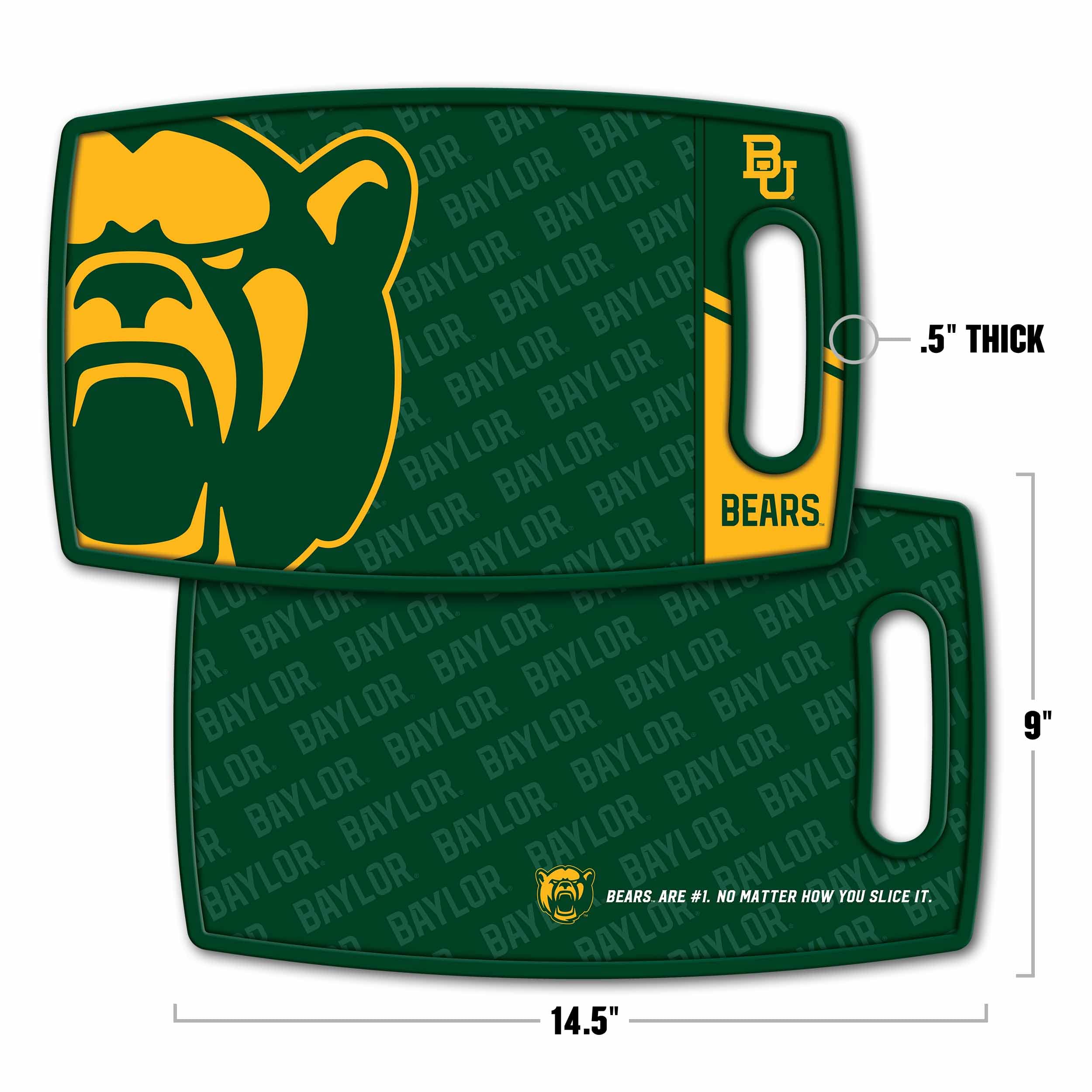 YouTheFan NCAA Baylor Bears Logo Series Cutting Board - Sports Collectibles, Sports Memorabilia, Sports Fan Shop, Sports Gifts