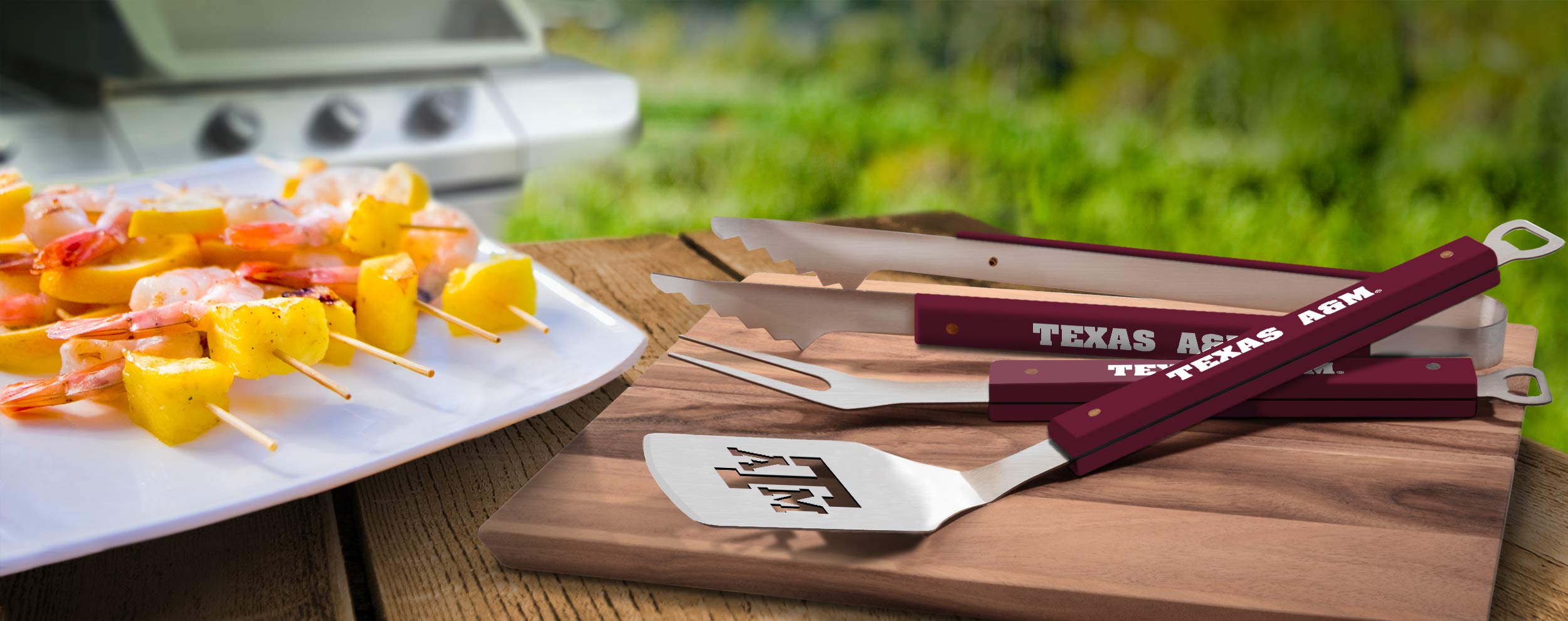 YouTheFan NCAA Spirit Series 3pc BBQ Set - Sports Collectibles, Sports Memorabilia, Sports Fan Shop, Sports Gifts