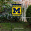 College Flags & Banners Co. University of Michigan Garden Banner and Pole Holder Set - Sports Collectibles, Sports Memorabilia, Sports Fan Shop, Sports Gifts